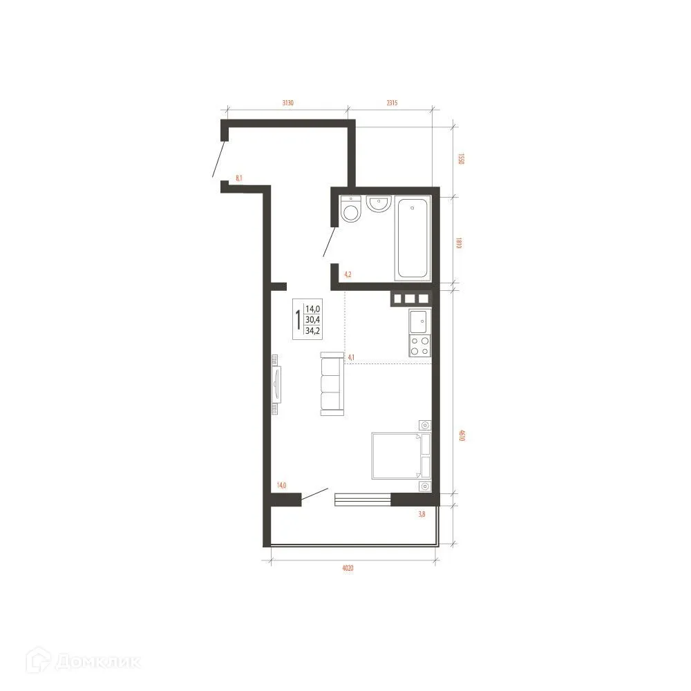 Фото квартиры в ЖК СВОИ ВМЕСТЕ