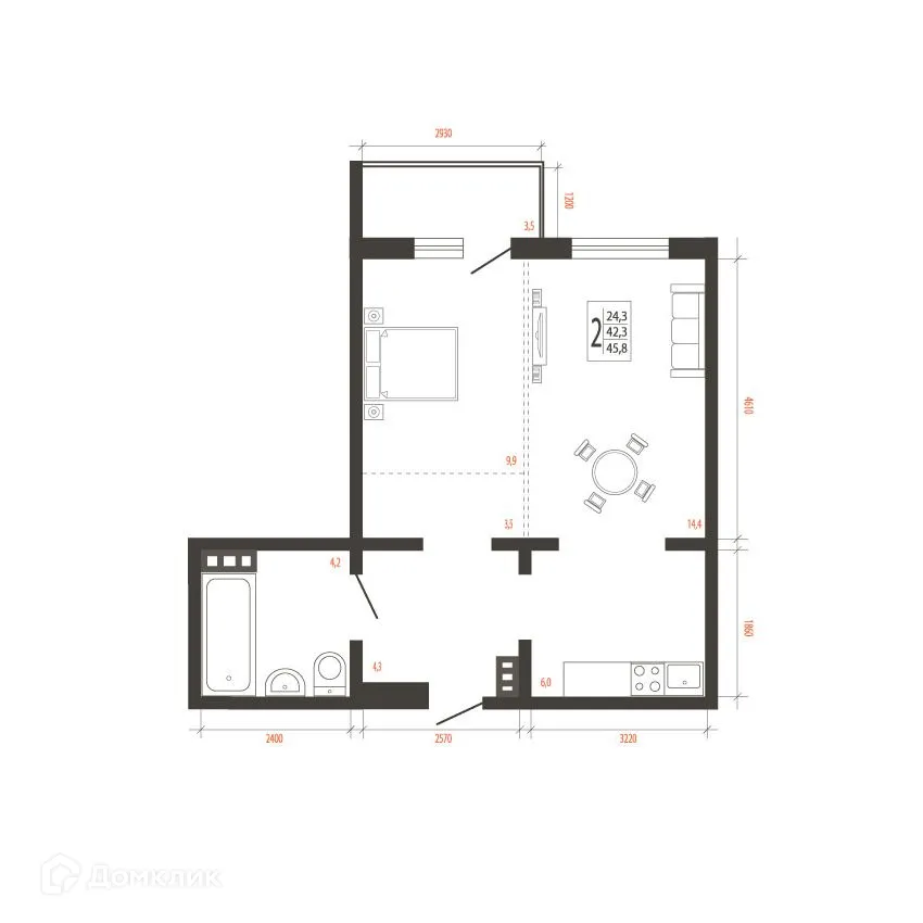 Фото квартиры в ЖК СВОИ ВМЕСТЕ