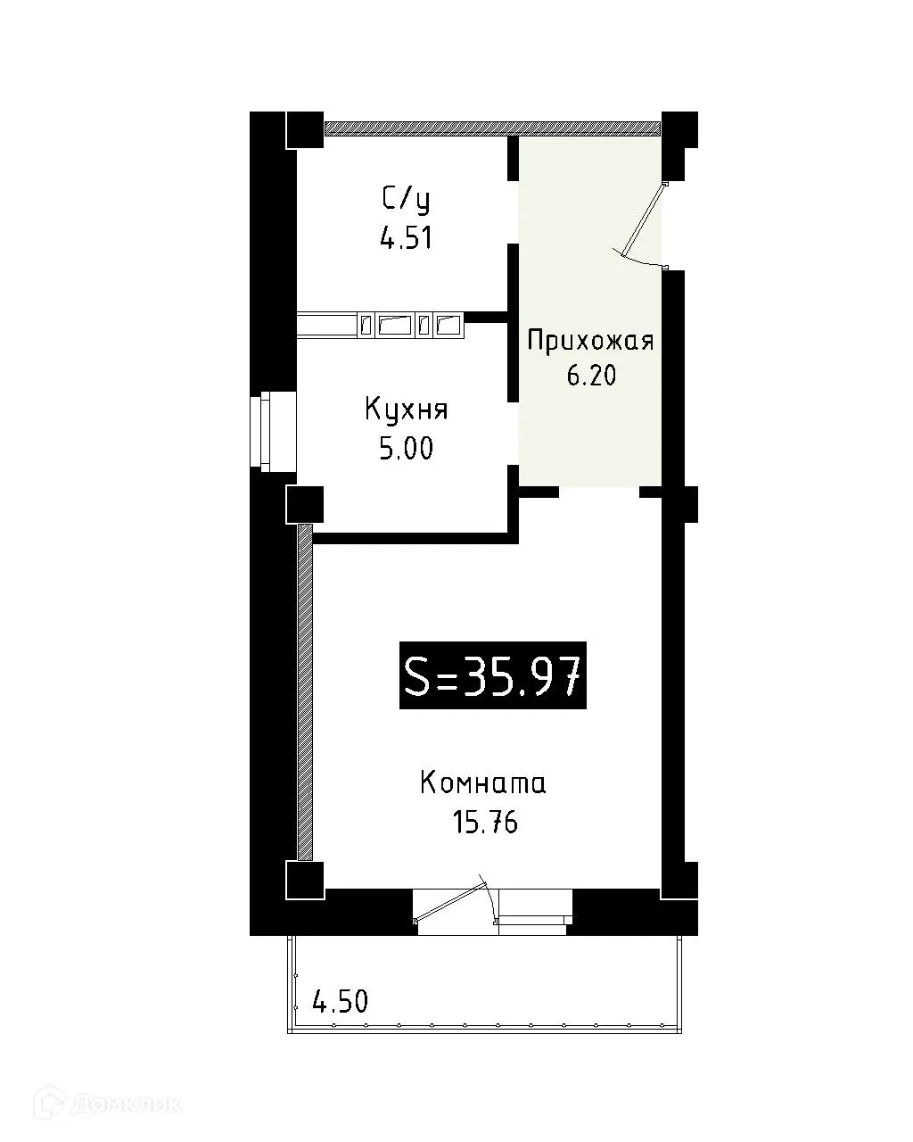 Фото квартиры в ЖК ИРКУТ (ЖК ИРКУТ)