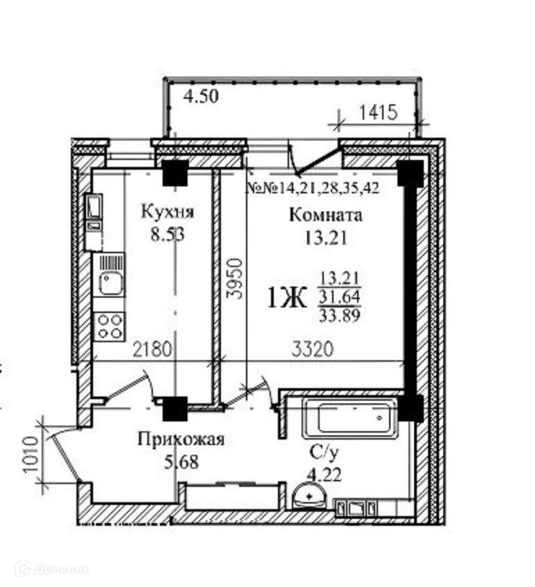 Фото квартиры в ЖК ИРКУТ (ЖК ИРКУТ)