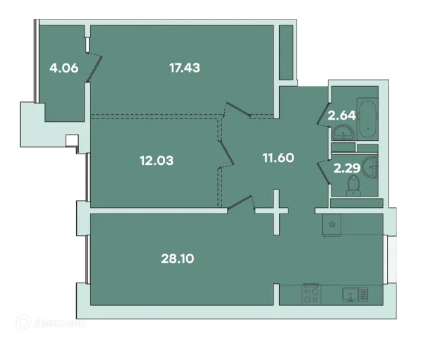Квартира в ЖК ФАМИЛИЯ