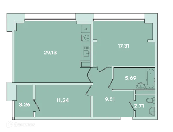 Квартира в ЖК ФАМИЛИЯ