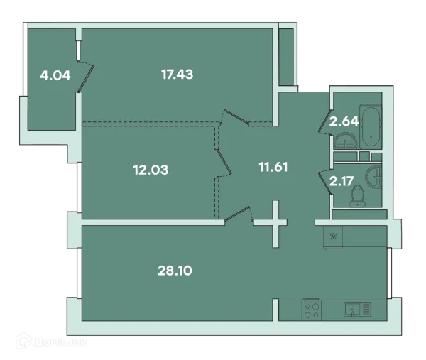 Квартира в ЖК ФАМИЛИЯ