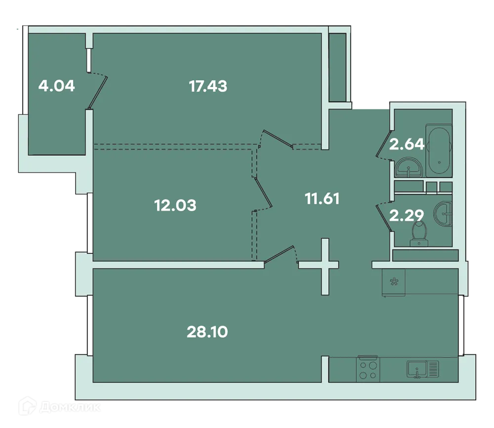 Фото квартиры в ЖК ФАМИЛИЯ