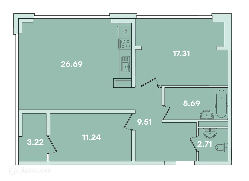 Фото квартиры в ЖК ФАМИЛИЯ