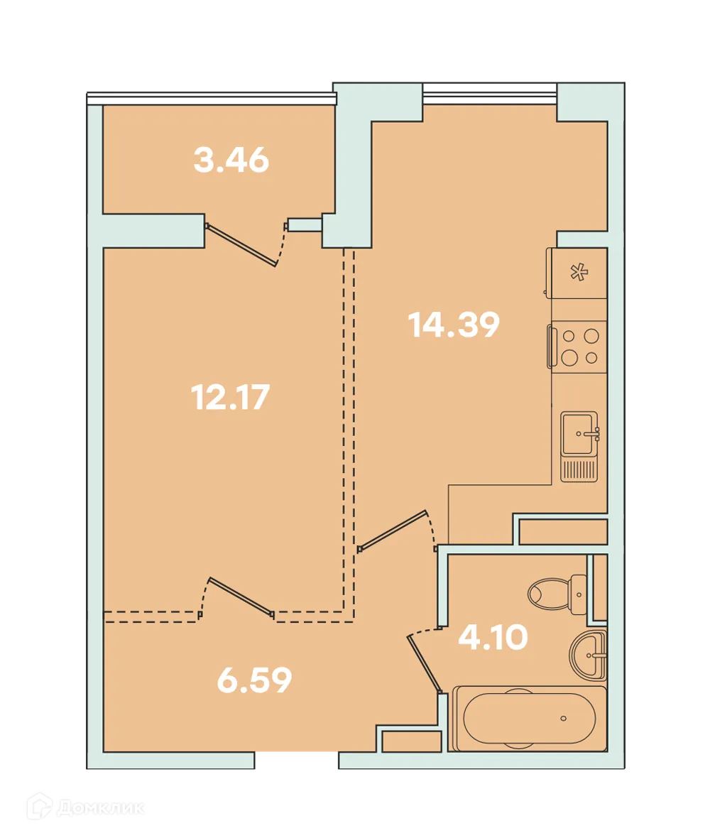 Фото квартиры в ЖК ФАМИЛИЯ