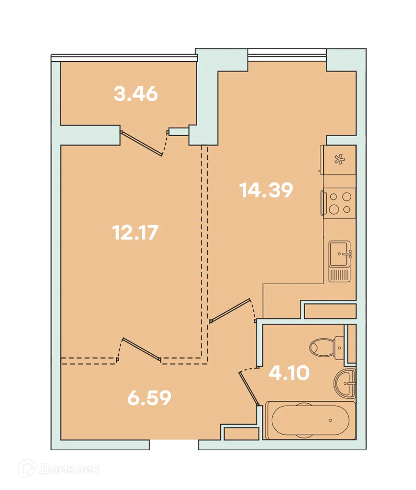 Фото квартиры в ЖК ФАМИЛИЯ
