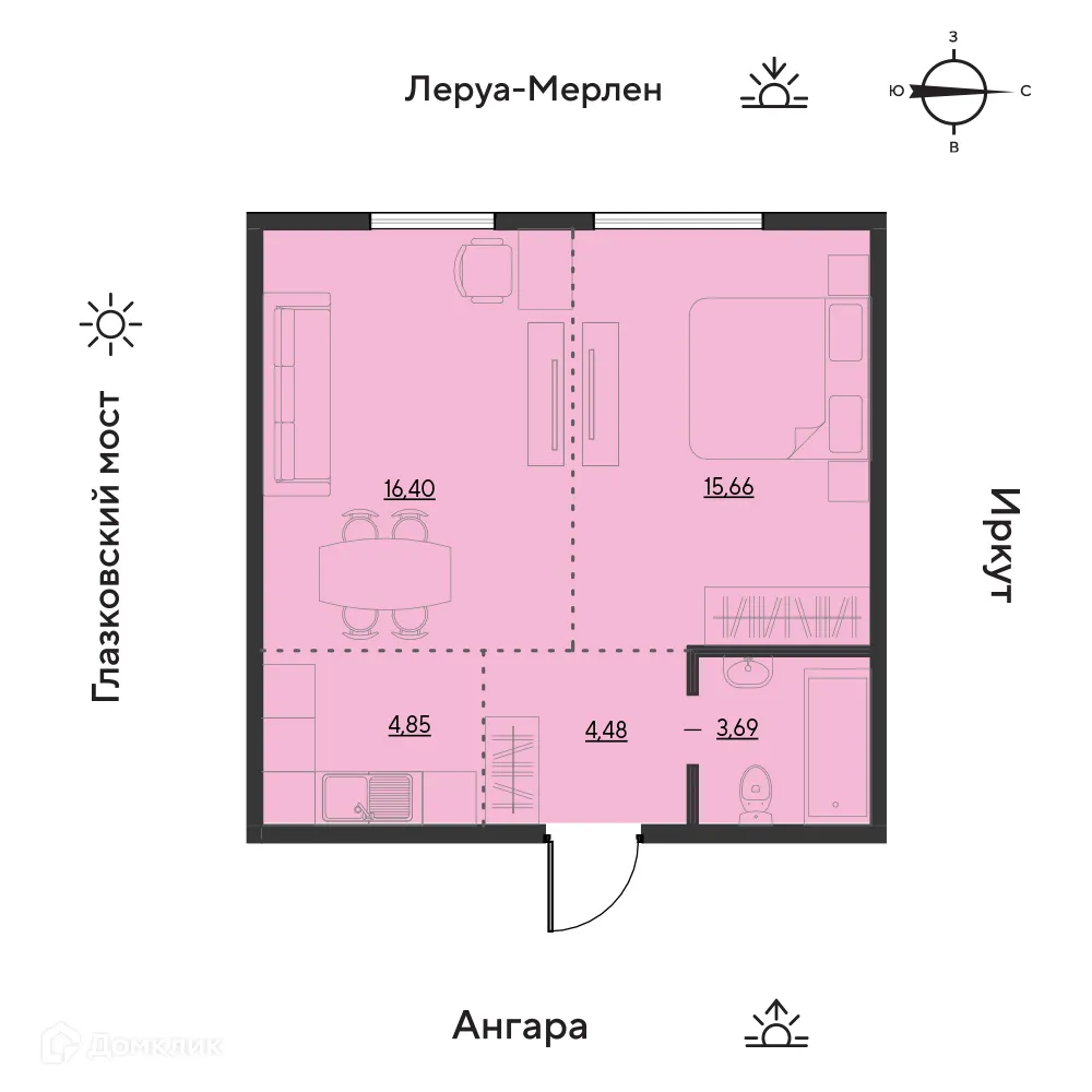 Фото квартиры в ЖК "Zaton (Затон)"
