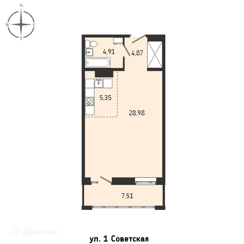Фото квартиры в ЖК Суворов