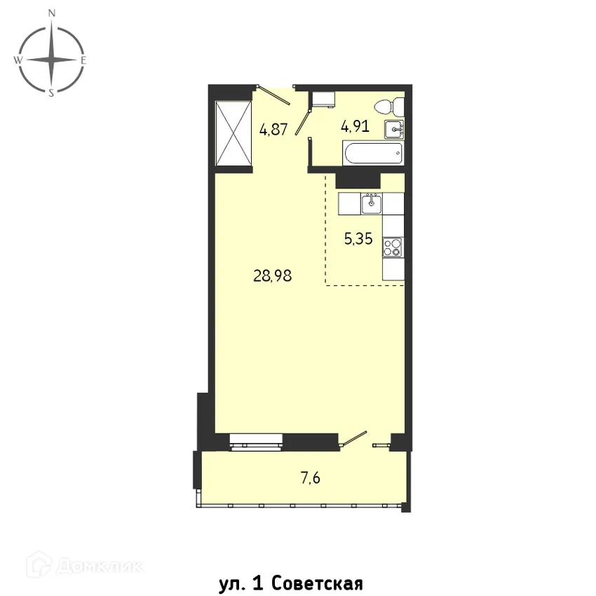 Фото квартиры в ЖК Суворов