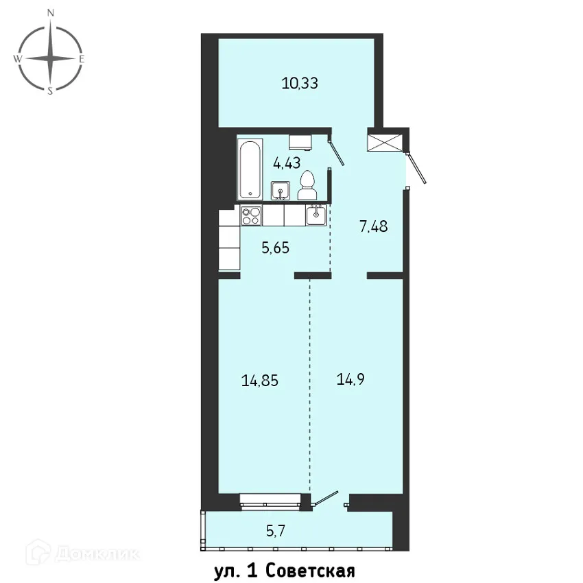 Фото квартиры в ЖК Суворов