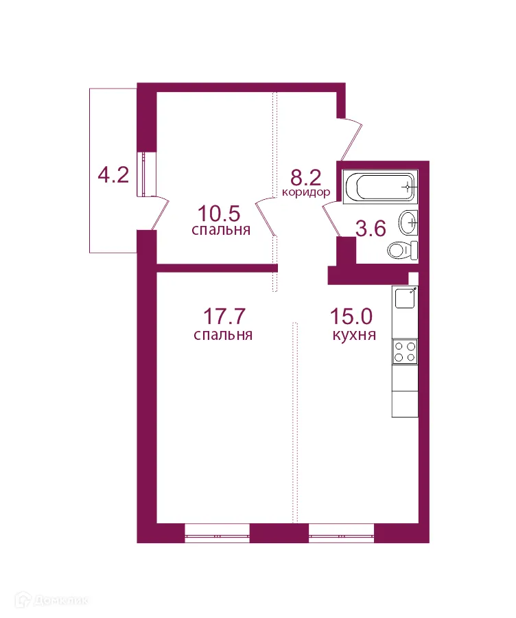 Фото квартиры в ЖК Видный 3