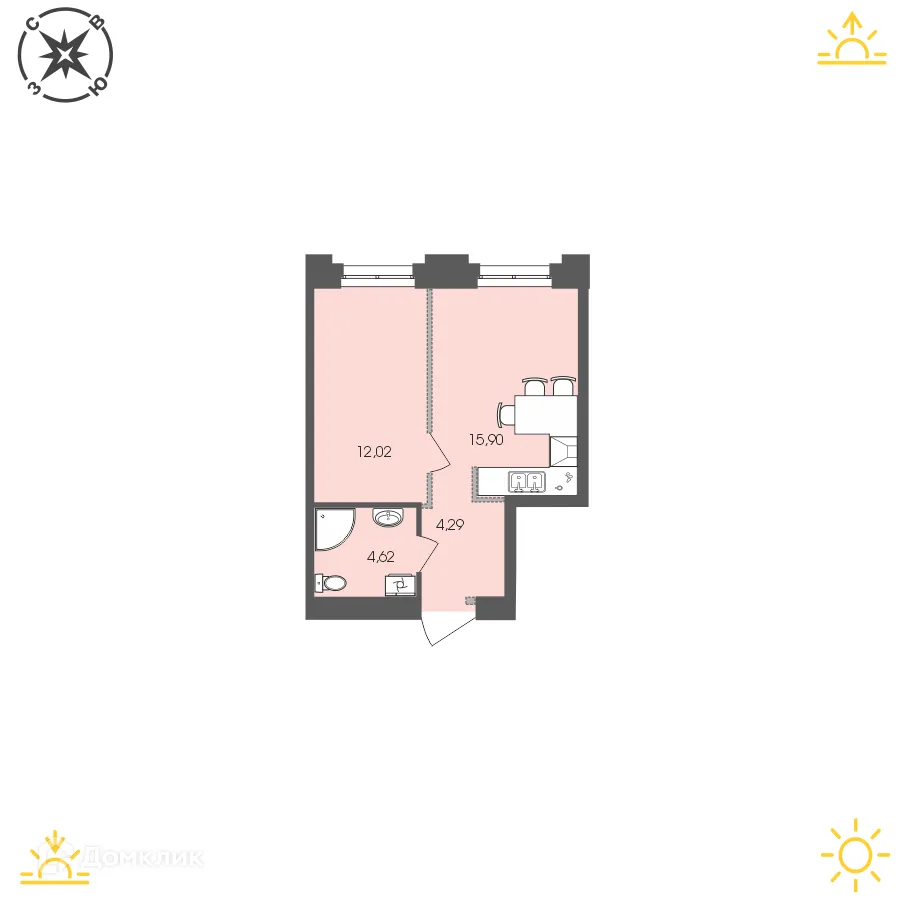 Фото квартиры в ЖК Автограф