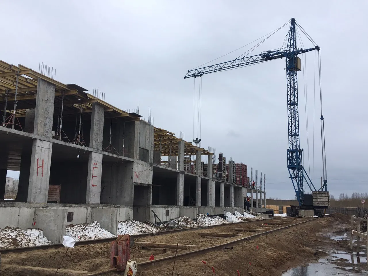 ЖК по ул.Ручейная ход строительства