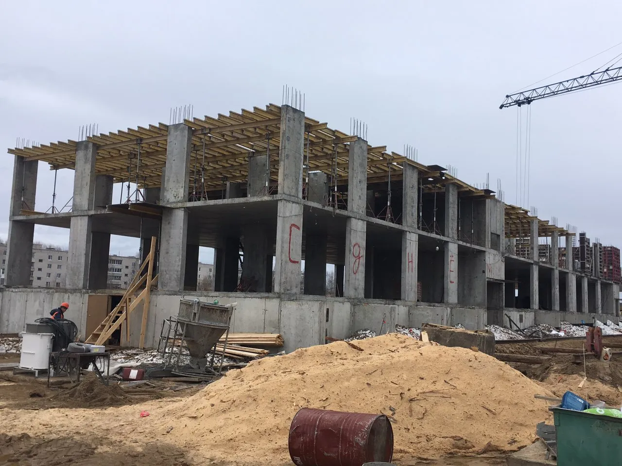 ЖК по ул.Ручейная ход строительства