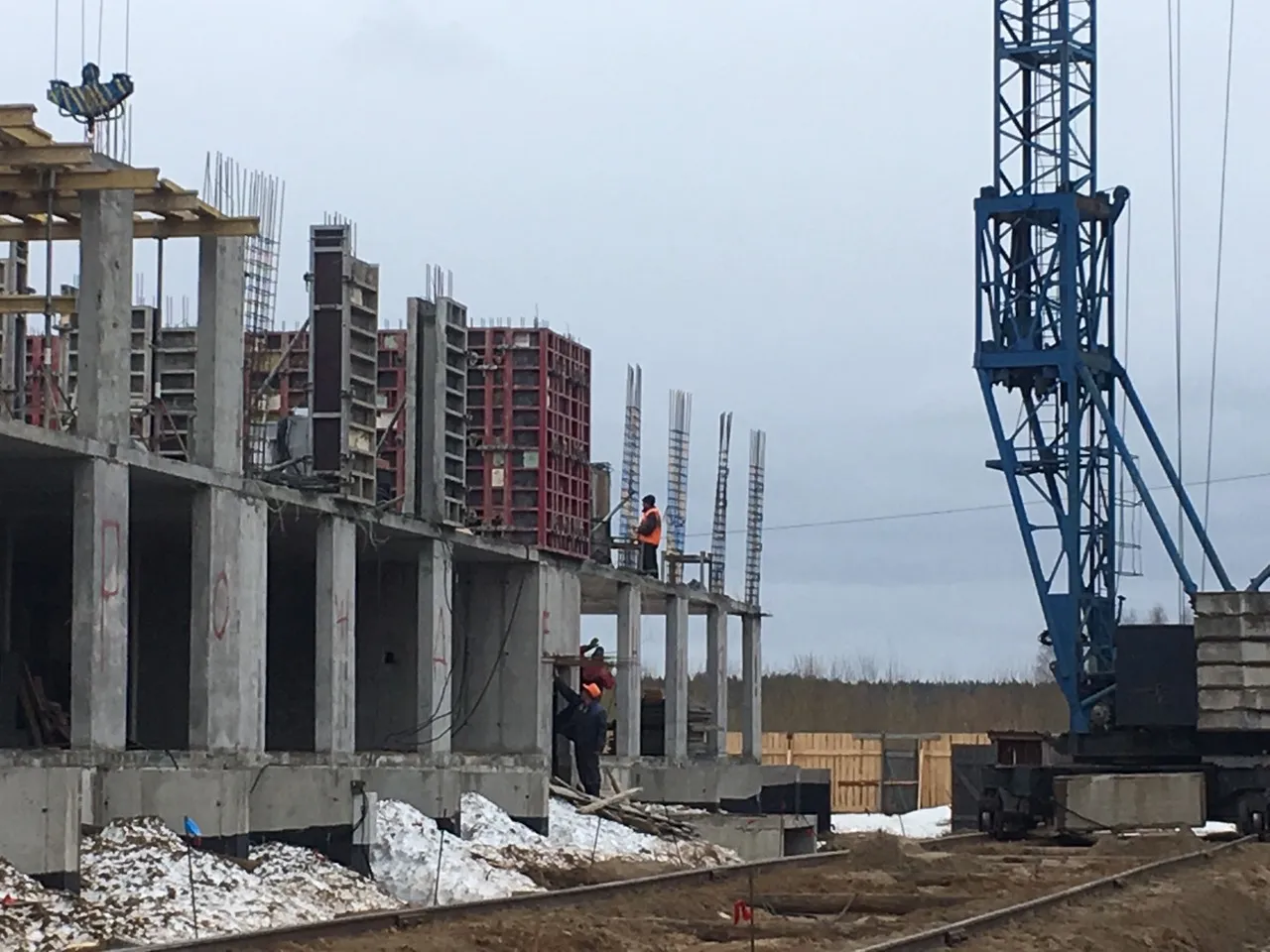 ЖК по ул.Ручейная ход строительства