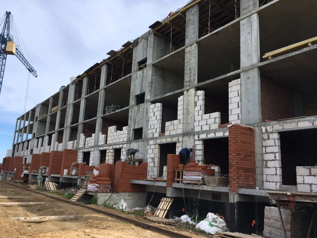 ЖК по ул.Ручейная ход строительства