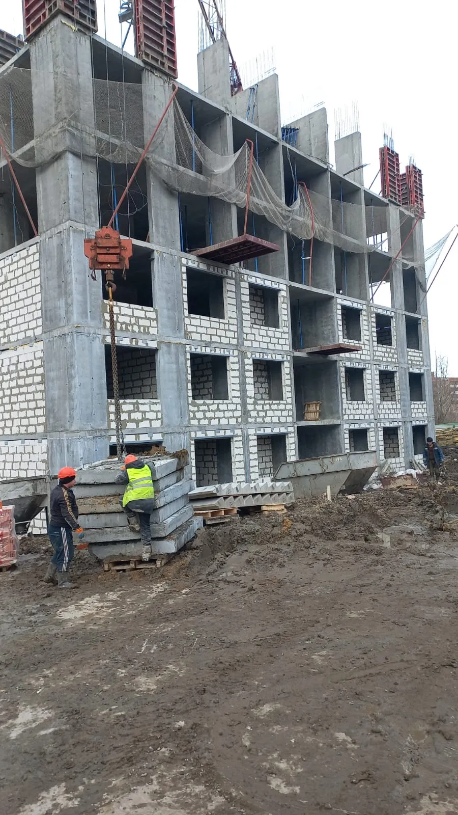 ЖК Дом по ул. А. Лусс ход строительства