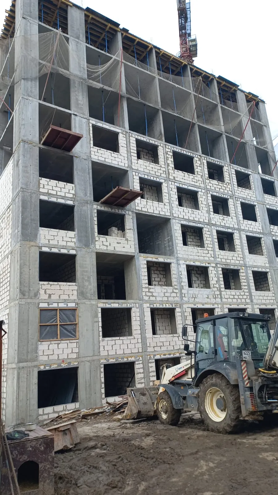 ЖК Дом по ул. А. Лусс ход строительства