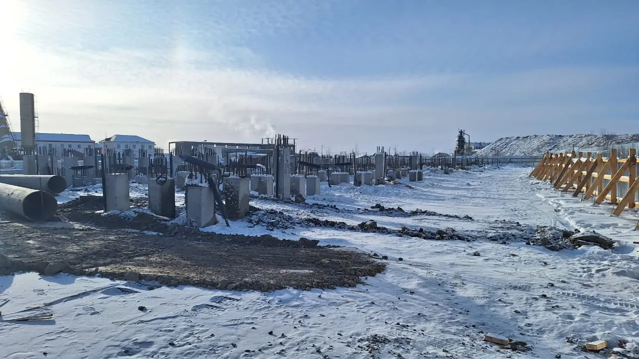 ЖК Сайдыы ход строительства