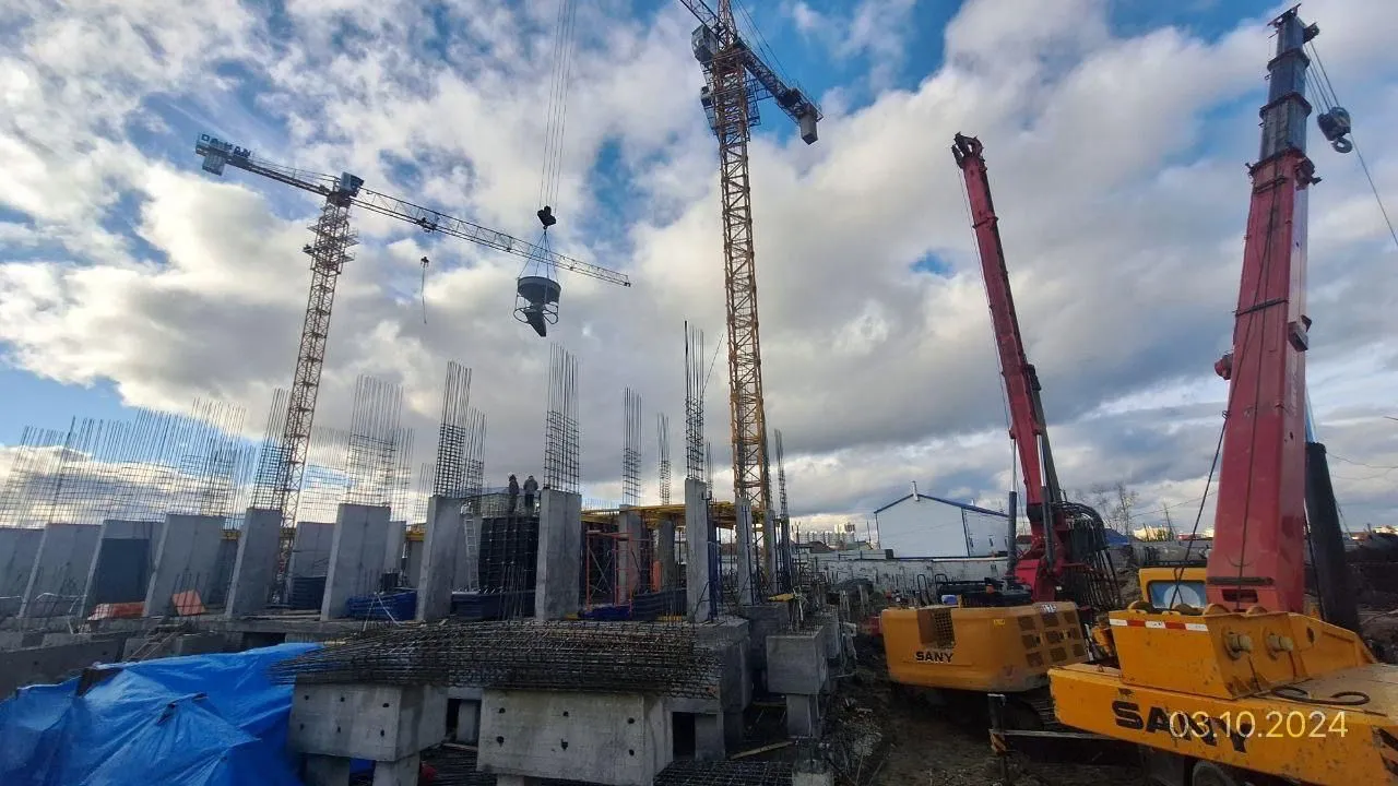 ЖК Ленские высоты ход строительства