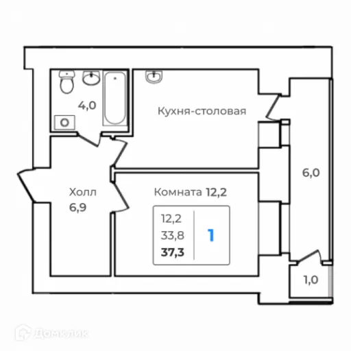 1 комн. квартиры в Благовещенске новостройки