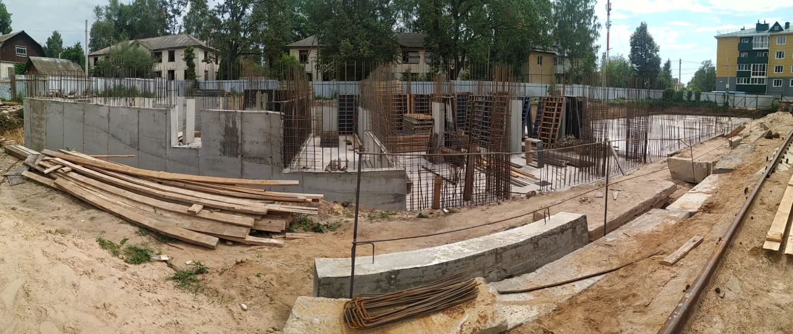 ЖК Новый дом на ул. 1-я Восточная ход строительства