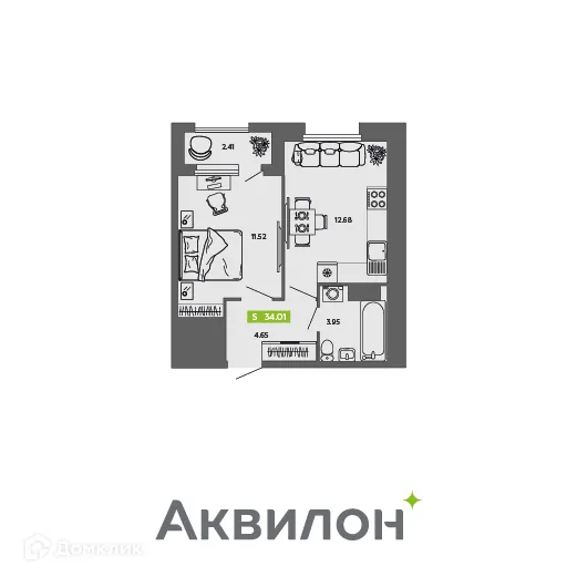 Фото квартиры в ЖК City Towers (Сити Тауэрс)