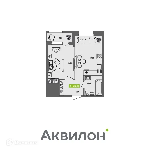 Фото квартиры в ЖК City Towers (Сити Тауэрс)