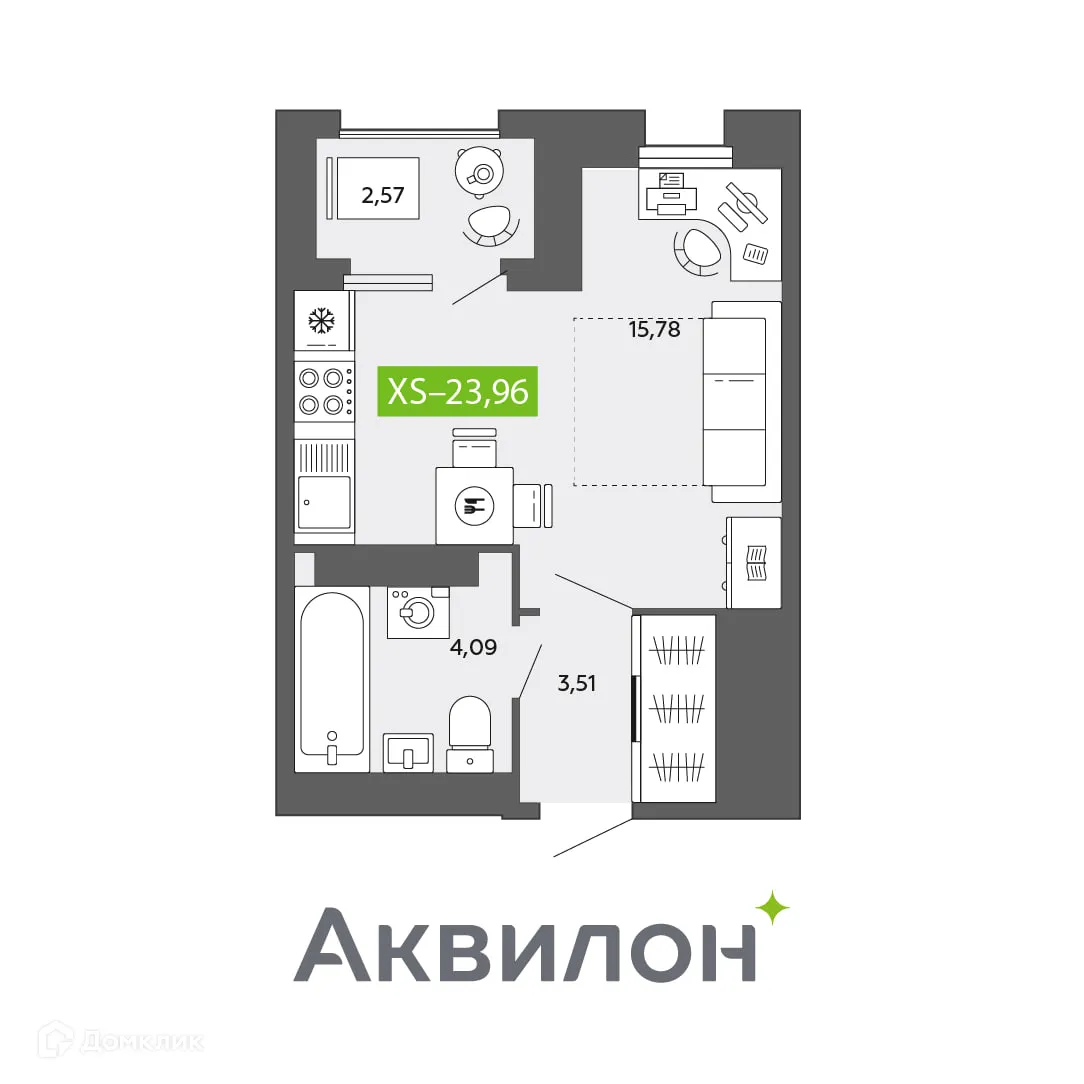 Фото квартиры в ЖК City Towers (Сити Тауэрс)