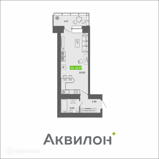 Фото квартиры в ЖК River Park-2 (Ривер Парк-2)