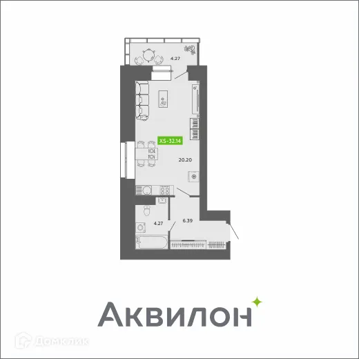 Фото квартиры в ЖК River Park-2 (Ривер Парк-2)