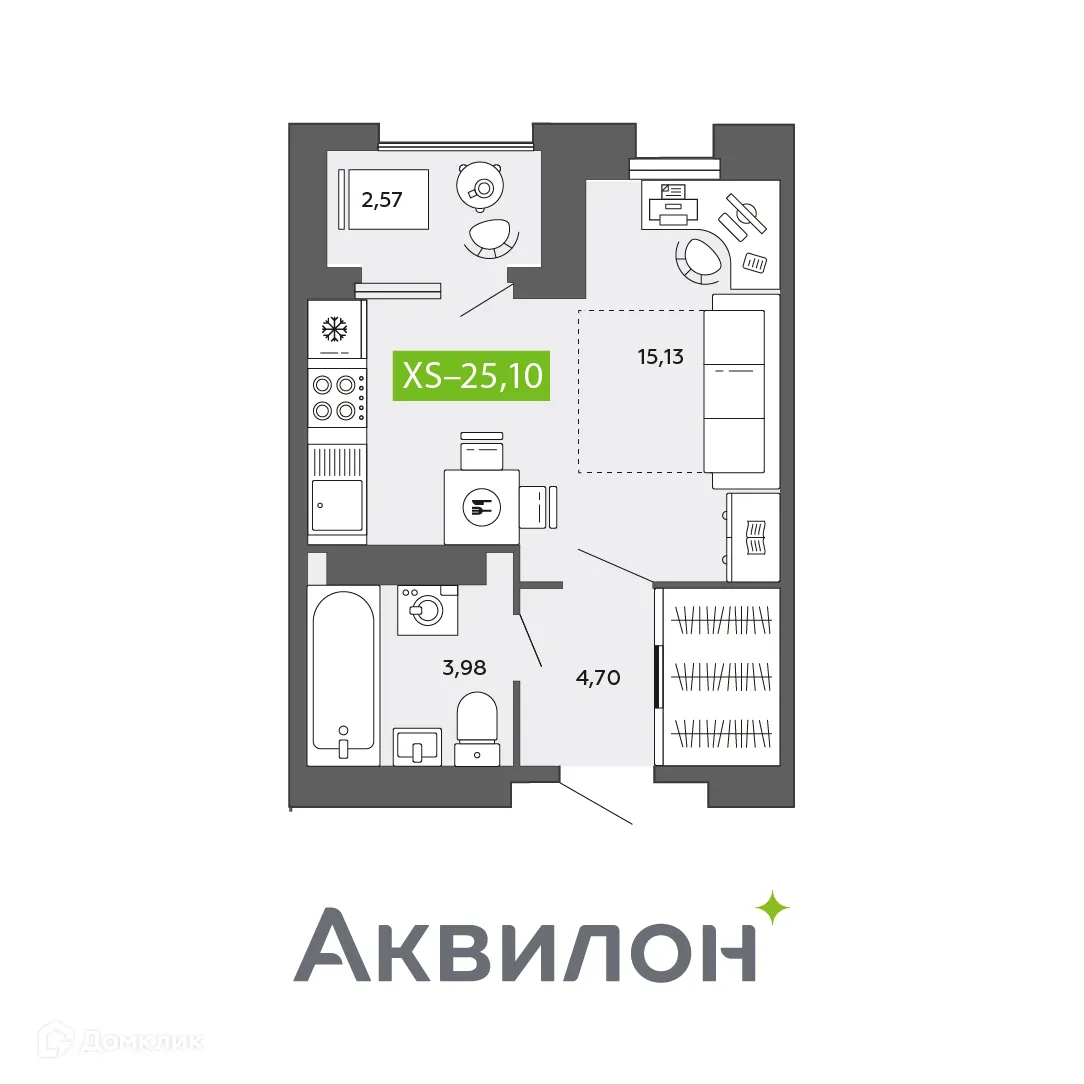 Фото квартиры в ЖК City Towers (Сити Тауэрс)