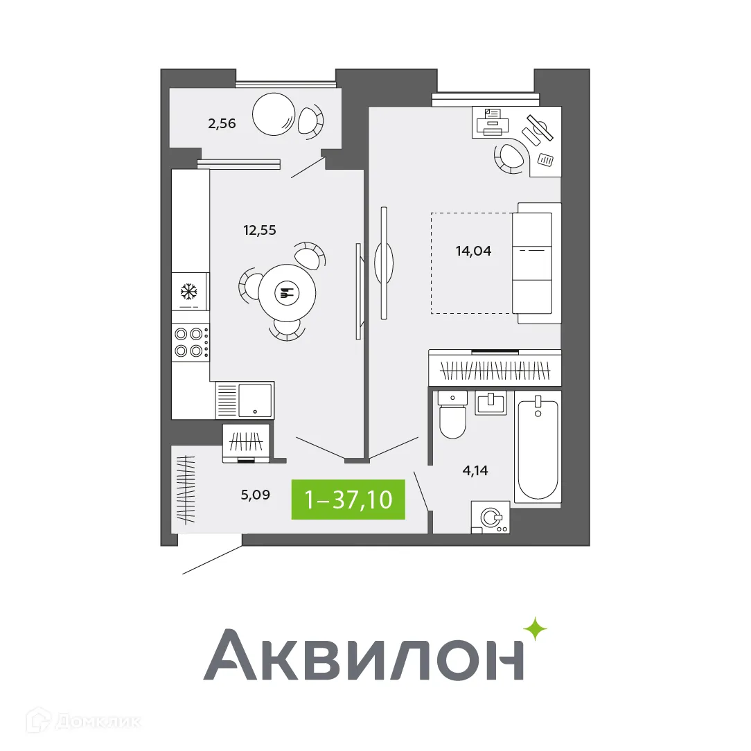 Фото квартиры в ЖК City Towers (Сити Тауэрс)
