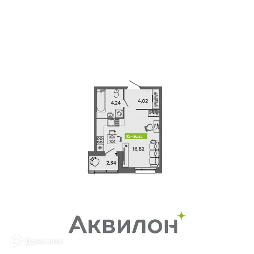 Фото квартиры в ЖК Аквилон MySky (Аквилон  МайСкай)