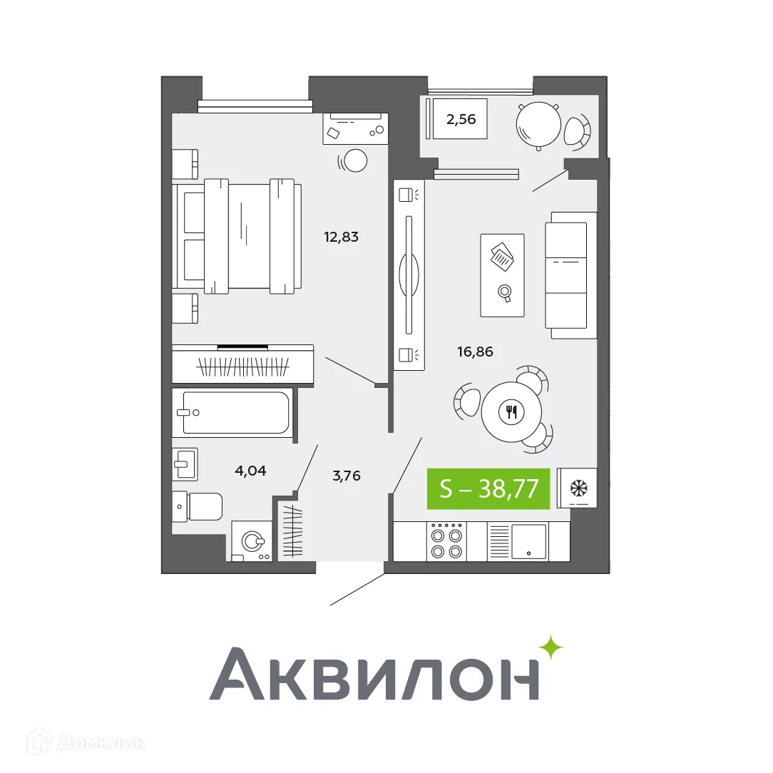 Фото квартиры в ЖК City Towers (Сити Тауэрс)