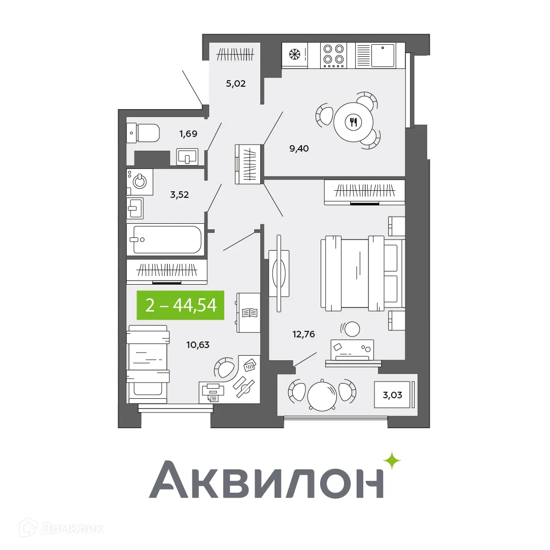 Фото квартиры в ЖК City Towers (Сити Тауэрс)
