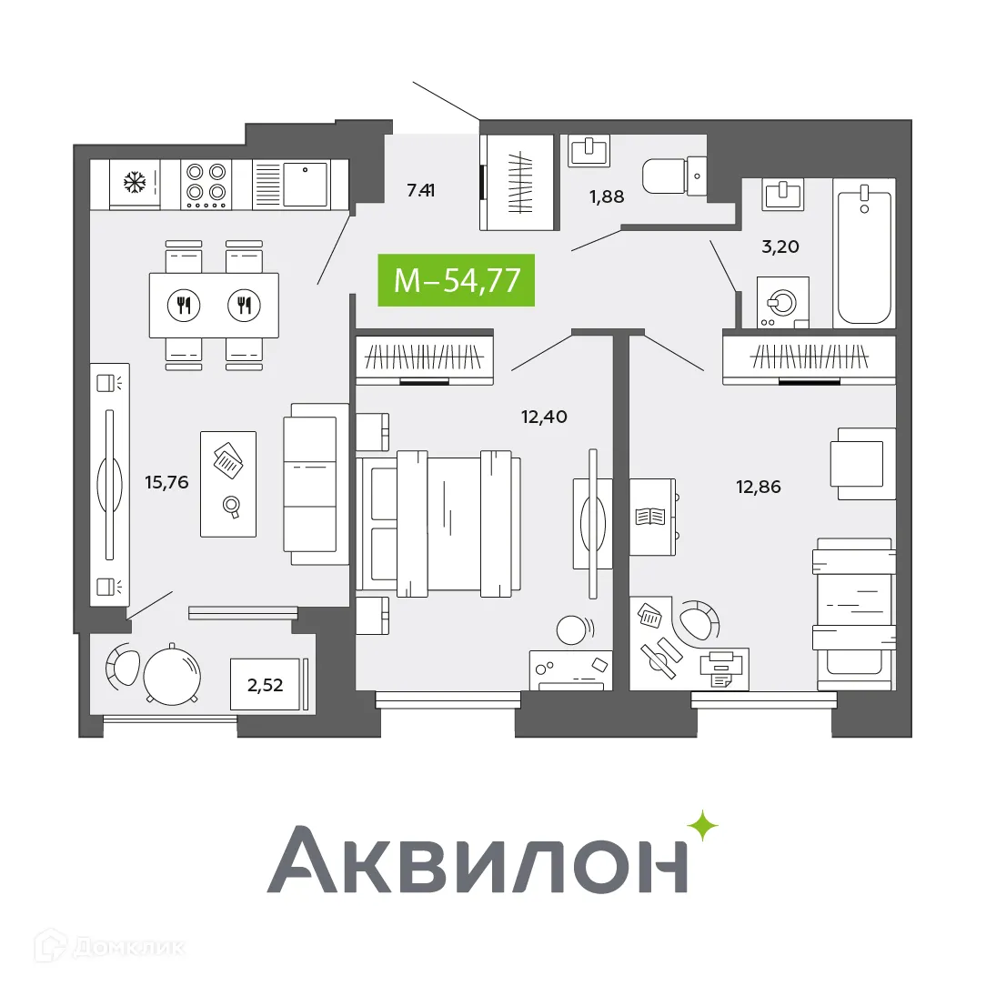 Фото квартиры в ЖК City Towers (Сити Тауэрс)