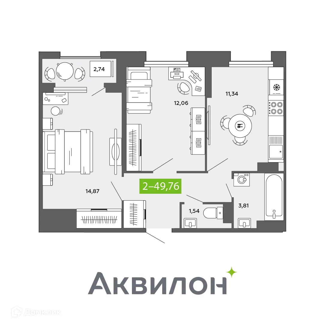 Фото квартиры в ЖК City Towers (Сити Тауэрс)