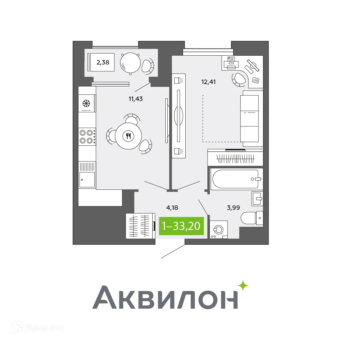 Фото квартиры в ЖК City Towers (Сити Тауэрс)
