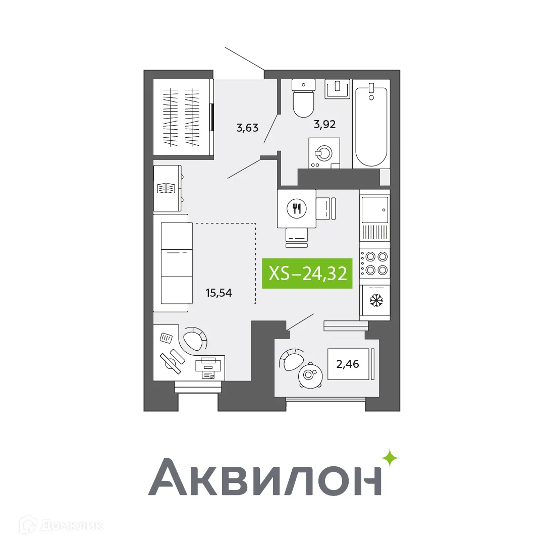 Фото квартиры в ЖК City Towers (Сити Тауэрс)