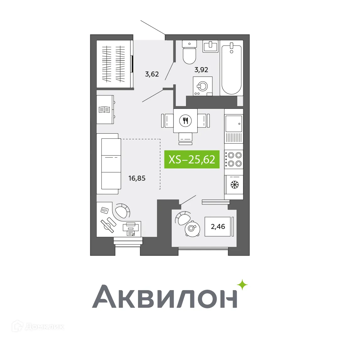 Фото квартиры в ЖК City Towers (Сити Тауэрс)