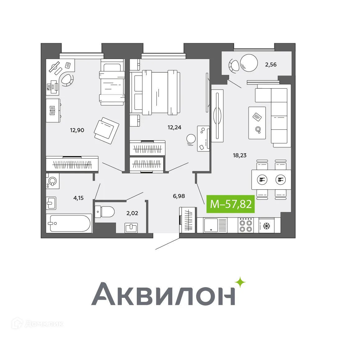Фото квартиры в ЖК City Towers (Сити Тауэрс)