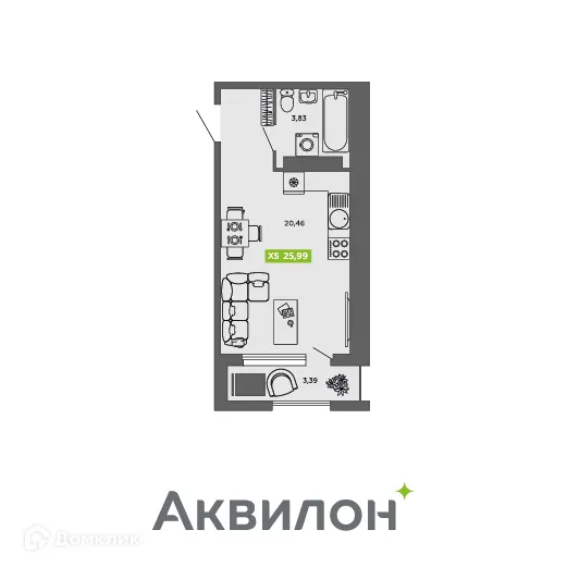 Фото квартиры в ЖК City Towers (Сити Тауэрс)