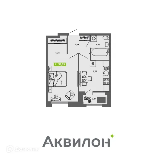 Фото квартиры в ЖК City Towers (Сити Тауэрс)