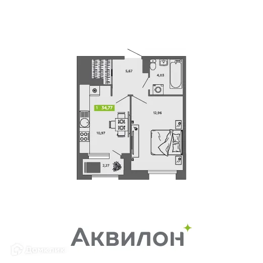 Фото квартиры в ЖК City Towers (Сити Тауэрс)