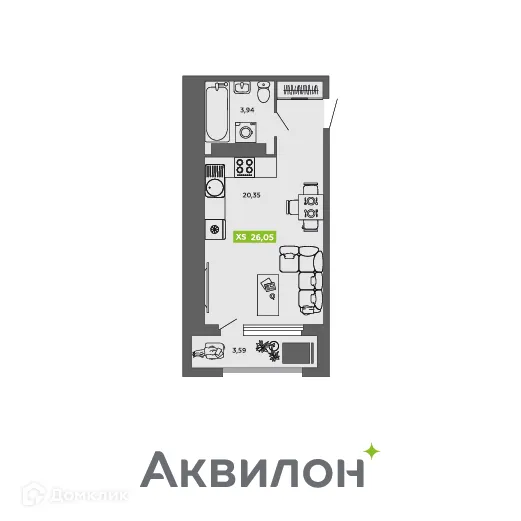 Фото квартиры в ЖК City Towers (Сити Тауэрс)
