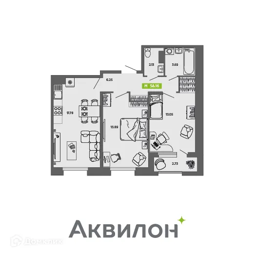 Фото квартиры в ЖК City Towers (Сити Тауэрс)