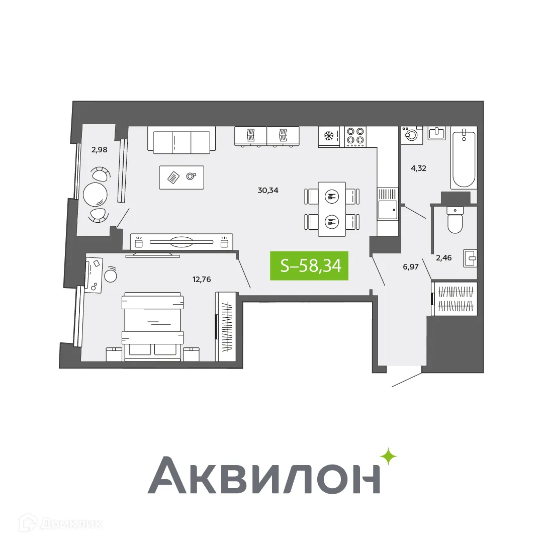 Фото квартиры в ЖК City Towers (Сити Тауэрс)
