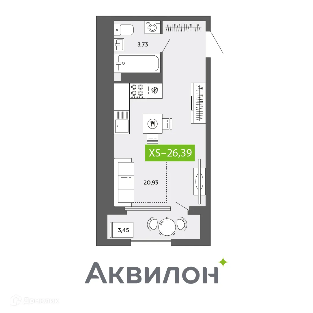 Фото квартиры в ЖК City Towers (Сити Тауэрс)